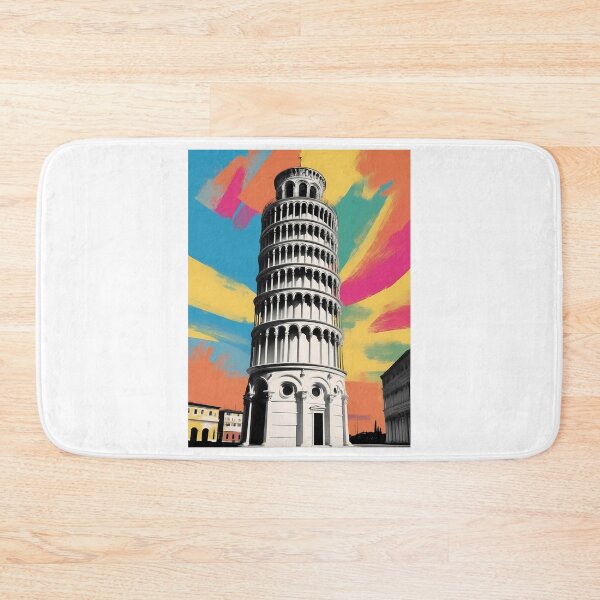 Item preview, Pisa, Italy, design in pop art style designed and sold by CreativeSparkzz.