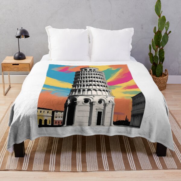 Item preview, Pisa, Italy, design in pop art style designed and sold by CreativeSparkzz.
