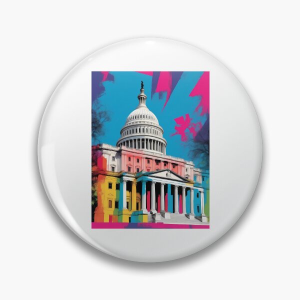 Artikelvorschau, Washington D.C., USA, Design im Pop Art Stil entworfen und verkauft von CreativeSparkzz.