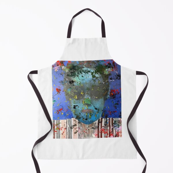 Item preview, Blue Abstract Face designed and sold by Gela Mikava.