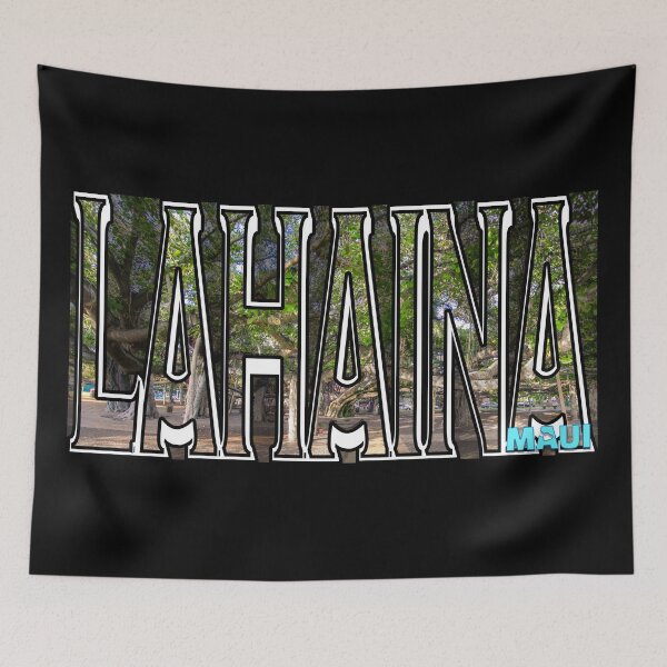 Item preview, Black Lahaina Banyan Tree Maui Strong designed and sold by JulieAnnPix.