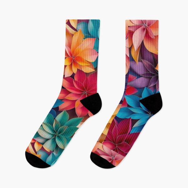 Artikelvorschau, Papier bunte Blumen Muster entworfen und verkauft von NicolasGlowArt.