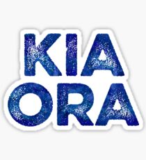 Kia Ora NZ Gift For Beach Vacation Sticker