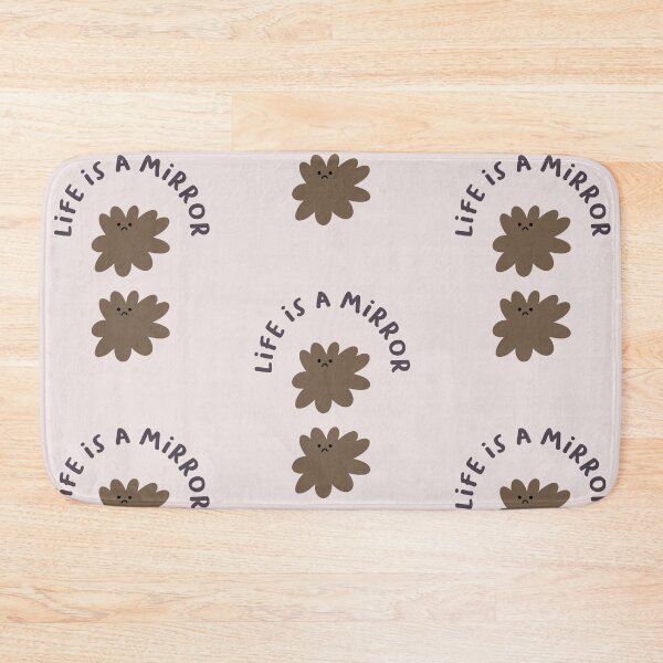 Item preview, Life is a mirror | Cute Flower Illustration designed and sold by RM-Journey.