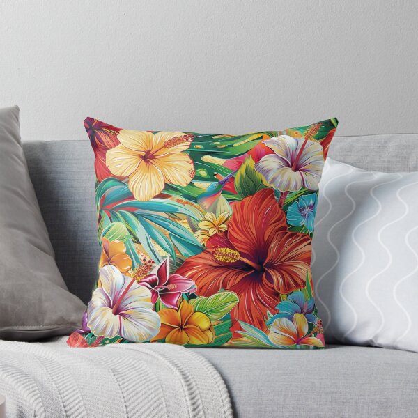 Artikelvorschau, Lebendiges tropisches Blumenmuster entworfen und verkauft von NicolasGlowArt.