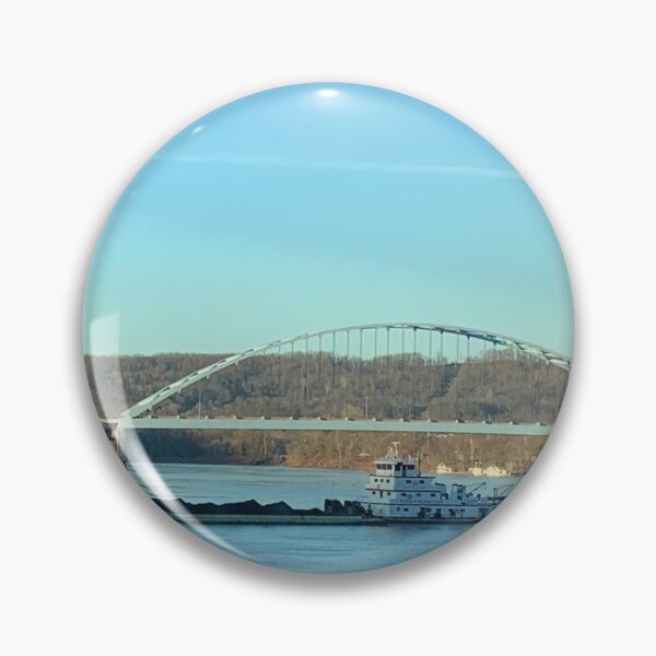 Item preview, Coal River Barge on the Ohio designed and sold by TabethaMorgan.