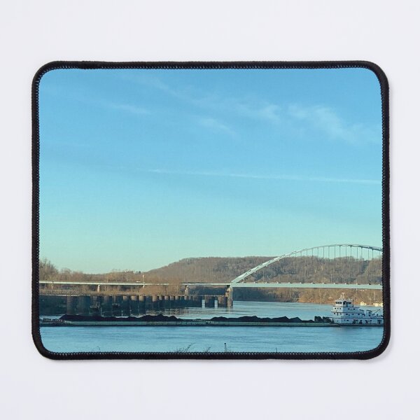 Item preview, Coal River Barge on the Ohio designed and sold by TabethaMorgan.