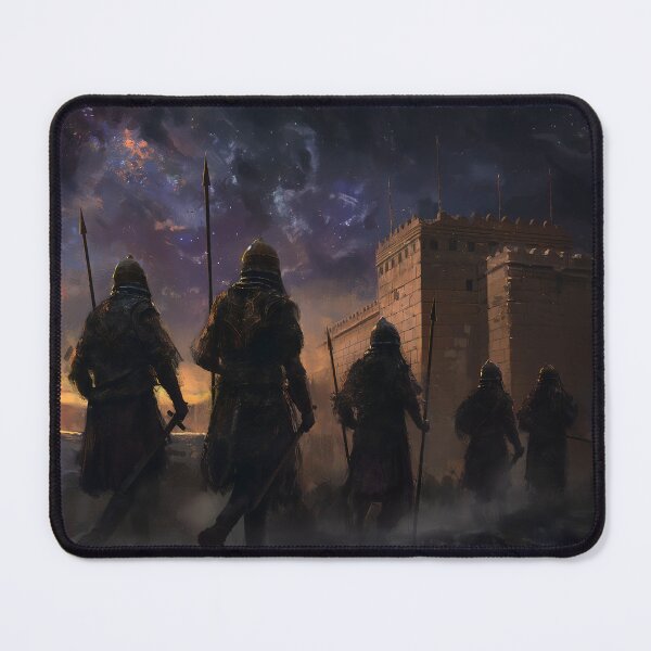 Item preview, Mesopotamian Warriors Approaching the City Walls at Night designed and sold by deepglitchart.