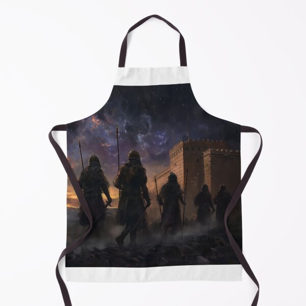 Item preview, Mesopotamian Warriors Approaching the City Walls at Night designed and sold by deepglitchart.