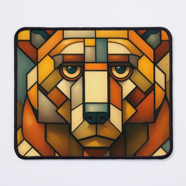 Item preview, cubist bear designed and sold by CARS ART.