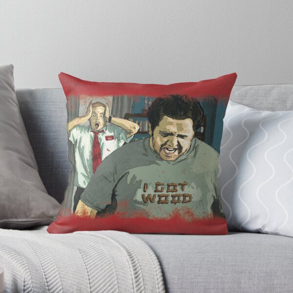You've Got Red on You Throw Pillow
