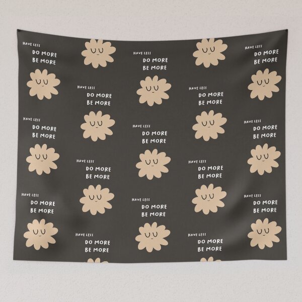 Item preview, Have less, DO MORE, BE MORE | Cute Flower Illustration designed and sold by RM-Journey.