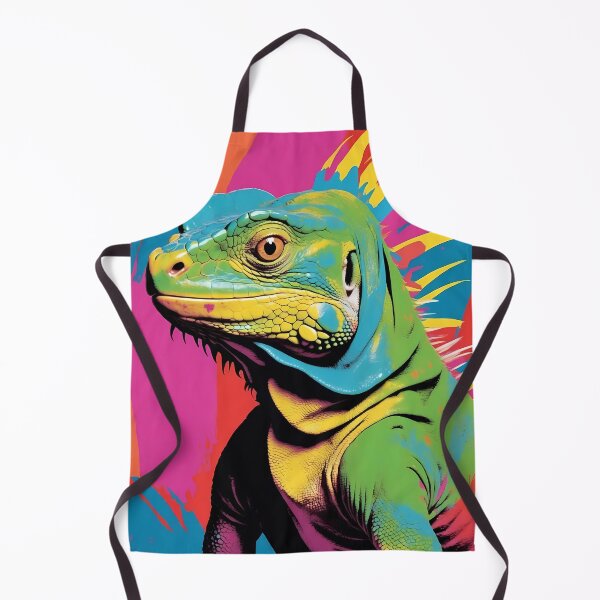 Item preview, Iguana, design in pop art style designed and sold by CreativeSparkzz.