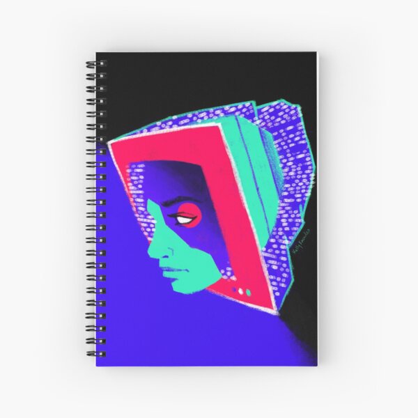 Blue Screen of Death Spiral Notebook