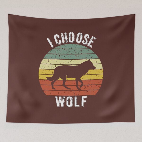 Item preview, I Choose Wolf designed and sold by Wild-Co.