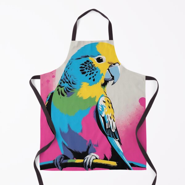 Item preview, Budgie, design in pop art style designed and sold by CreativeSparkzz.