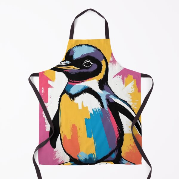 Item preview, Penguin, design in pop art style designed and sold by CreativeSparkzz.