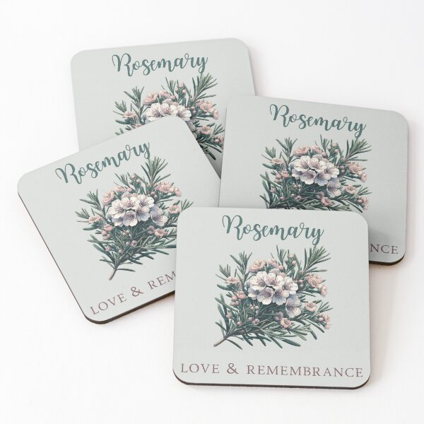 Item preview, Rosemary plant with flowers  designed and sold by coloursforkids.