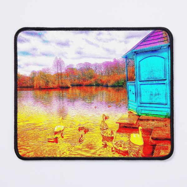 Item preview, Lake at Golden Acre Park designed and sold by dawnsm.