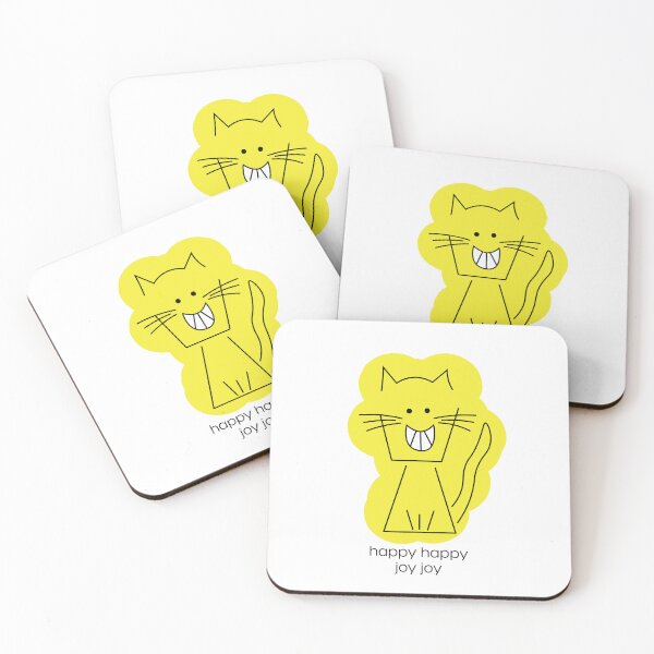 Item preview, Happy Happy Joy Joy (Zoey the Happy Cat) designed and sold by kookadesigns.