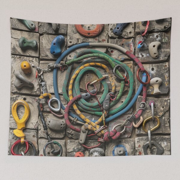 Item preview, Climbing Gear Active Outdoors Inspired Art designed and sold by CDC40.