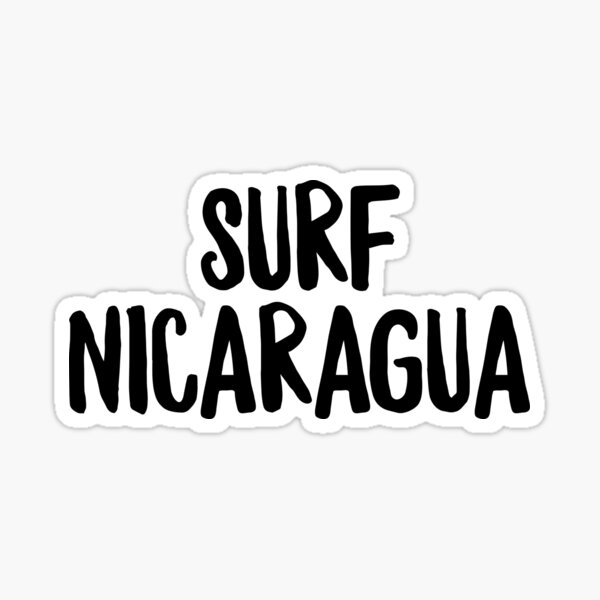 Aperçu de l'œuvre Surf Nicaragua Idéal pour les randonneurs créée et vendue par StrangeStreet.