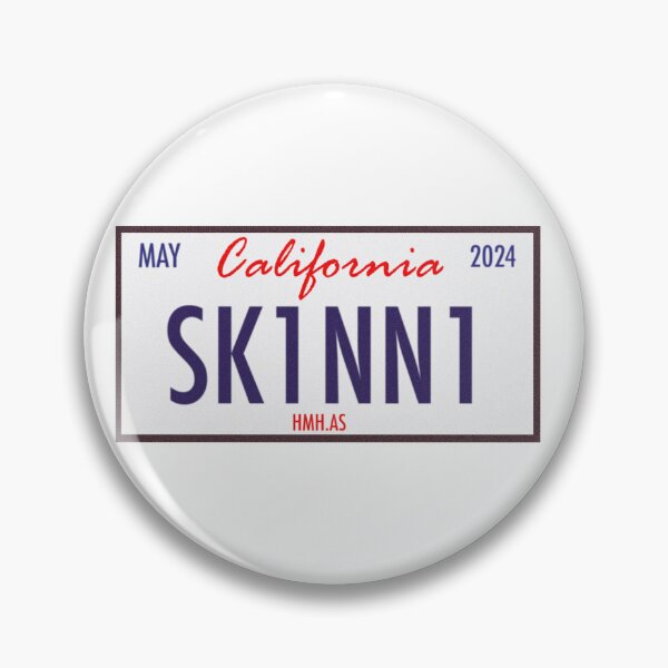 Item preview, Skinny California License Plate Billie Eilish designed and sold by thelegendofdof.