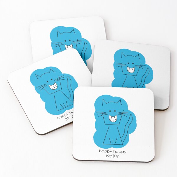 Item preview, Happy Happy Joy Joy (Zoey the Happy Cat) designed and sold by kookadesigns.