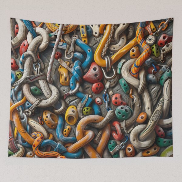 Item preview, Climbing Gear Active Outdoors Inspired Art designed and sold by CDC40.