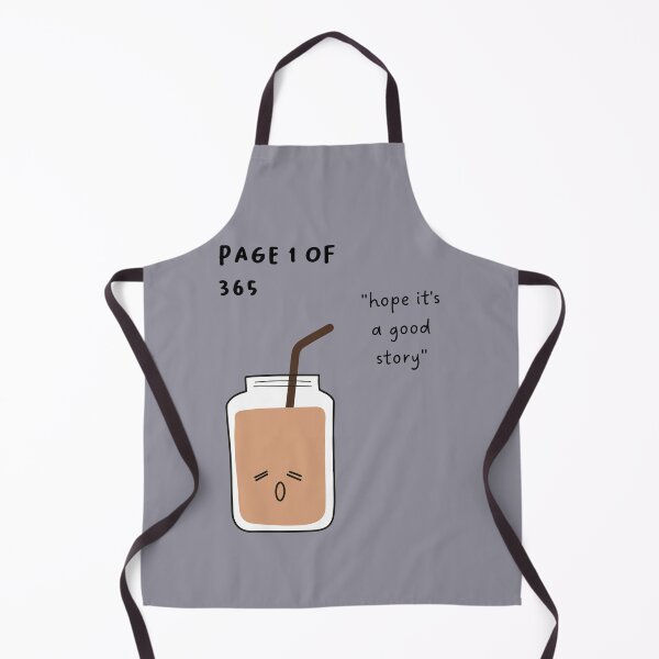 Item preview, Page 1 of 365 - "hope it's a good story" | Cute Mason Jar Illustration designed and sold by RM-Journey.