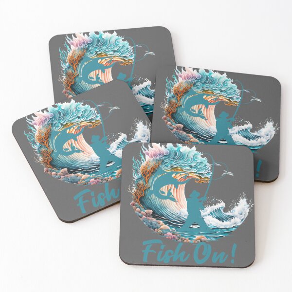 Item preview, Fish On ! designed and sold by ART-HOME-PAWS.