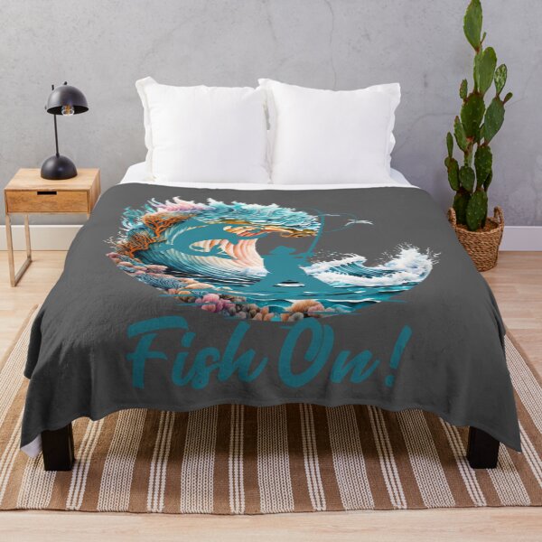 Item preview, Fish On ! designed and sold by ART-HOME-PAWS.