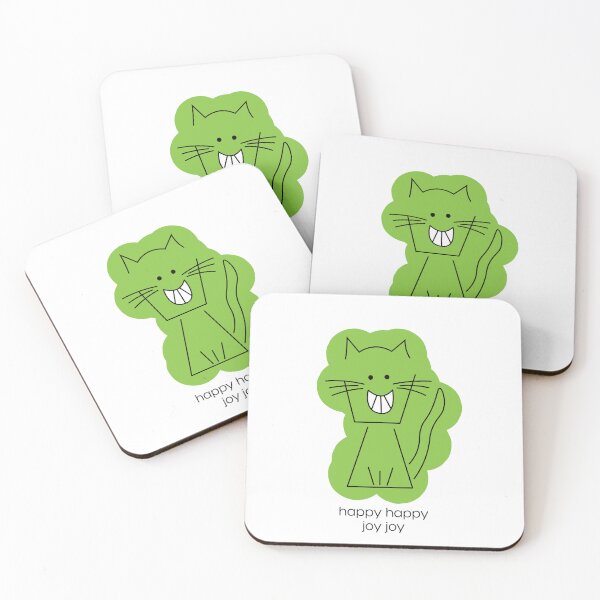 Item preview, Happy Happy Joy Joy (Zoey the Happy Cat) designed and sold by kookadesigns.