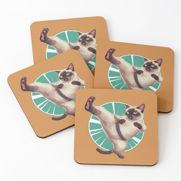 Item preview, Kung Fu Master Cute Cat, Siamese kitten  designed and sold by Ajax90.