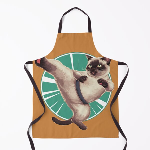 Item preview, Kung Fu Master Cute Cat, Siamese kitten designed and sold by Ajax90.