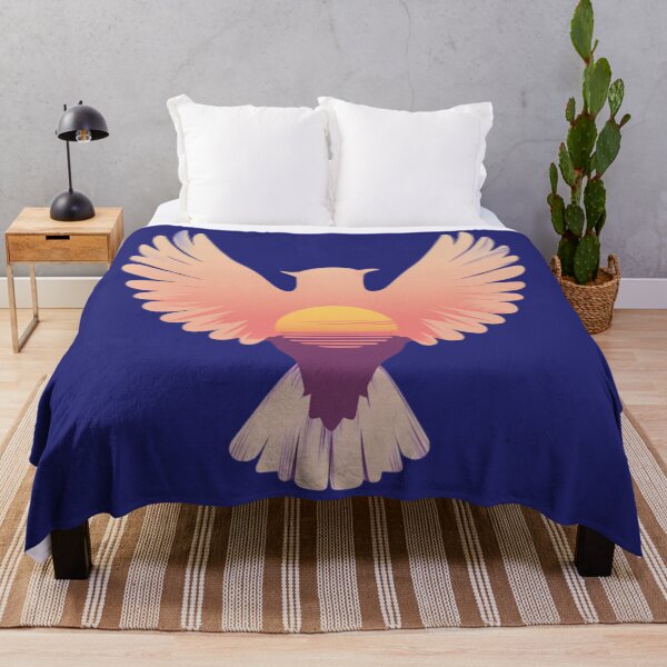 Item preview, sunset inside the silhouette of a beautiful bird designed and sold by 123ks.