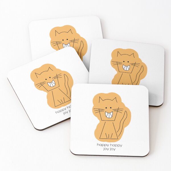 Item preview, Happy Happy Joy Joy (Zoey the Happy Cat) designed and sold by kookadesigns.