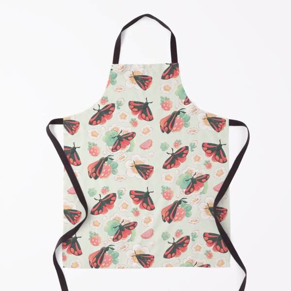 Item preview, Gardening Cinnabar Moth with Strawberries designed and sold by evybenita.