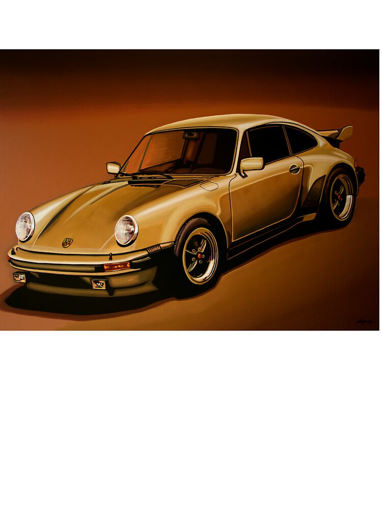 Porsche 911 Turbo 1976 Painting Baby One Piece For Sale By Paulmeijering Redbubble
