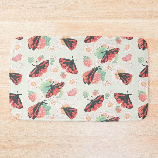 Item preview, Gardening Cinnabar Moth with Strawberries designed and sold by evybenita.
