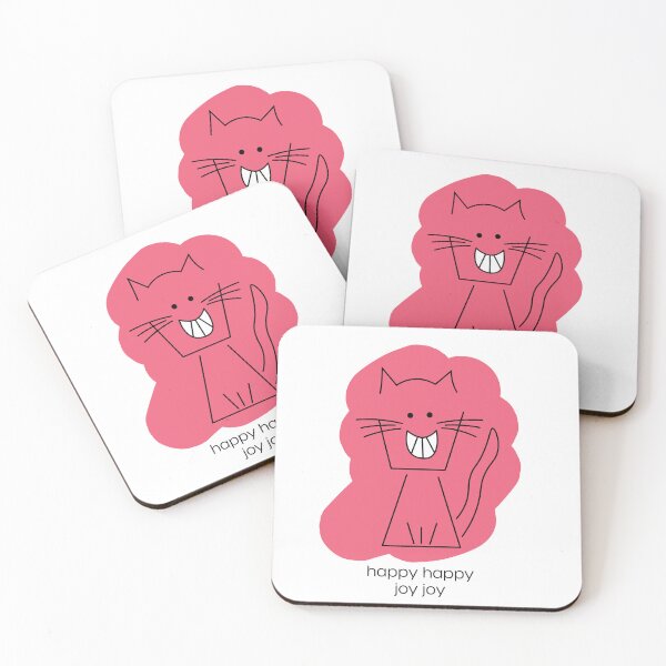 Item preview, Happy Happy Joy Joy (Zoey the Happy Cat) designed and sold by kookadesigns.