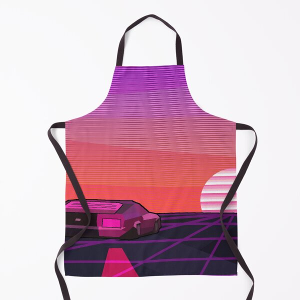 Item preview, Secret Mission Synthwave Sun and Cyberpunk Car Illustration designed and sold by MusicArtAndGrind.