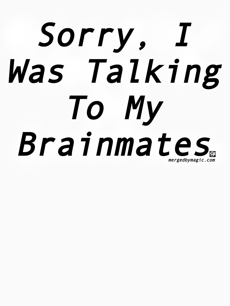 Thumbnail 3 of 3, Baseball ¾ Sleeve T-Shirt, Talking to my Brainmates designed and sold by EightBuffalo.