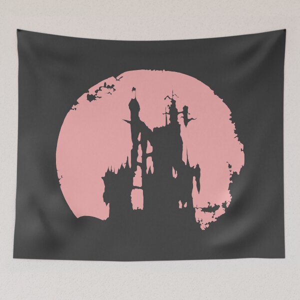 Item preview, Castlevania Castle and Moon (Pink) designed and sold by Yeppeun Charm.