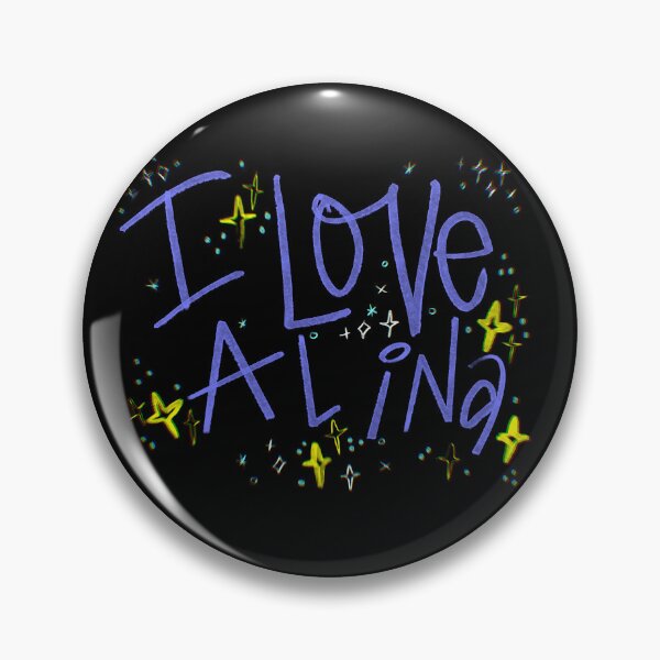 Item preview, I LOVE ALINA NAME PURPLE designed and sold by GIVENGRACE.ART.
