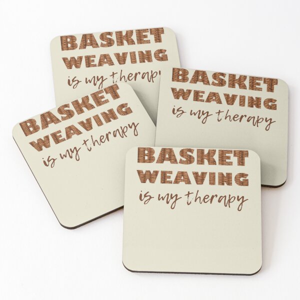 Item preview, Basket weaving is my therapy gifts for weavers designed and sold by alczar.