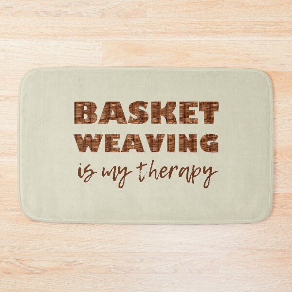 Item preview, Basket weaving is my therapy gifts for weavers designed and sold by alczar.