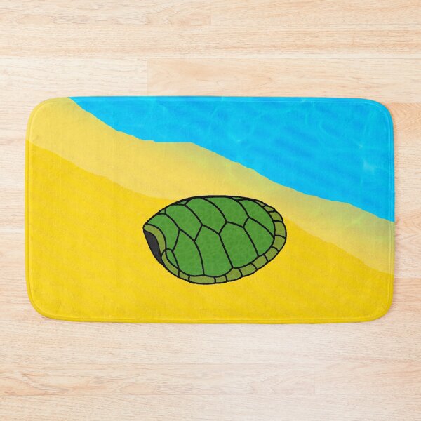 Item preview, Turtle Shell on the Beach Cartoon Style Illustration designed and sold by MusicArtAndGrind.