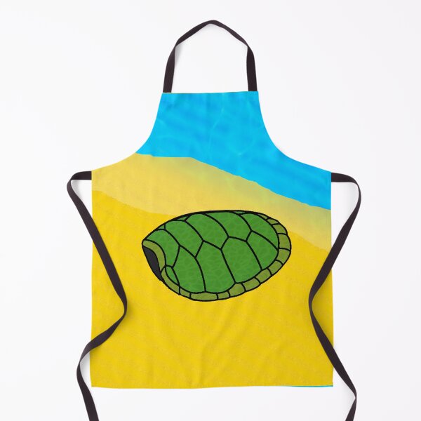 Item preview, Turtle Shell on the Beach Cartoon Style Illustration designed and sold by MusicArtAndGrind.