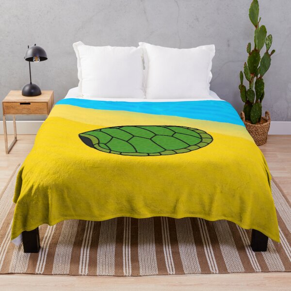 Item preview, Turtle Shell on the Beach Cartoon Style Illustration designed and sold by MusicArtAndGrind.